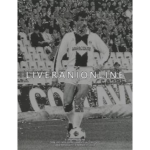 RETROSPETTIVA PIETRO PAOLO VIRDIS CALCIATORE NELLA FOTO PIETRO PAOLO VIRDIS CON LA MAGLIA DELL\'UDINESE CALCIO AG ALDO LIVERANI SAS