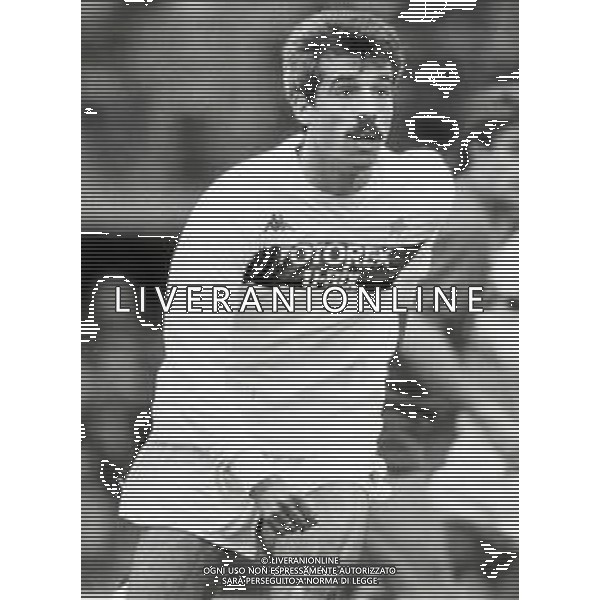 RETROSPETTIVA PIETRO PAOLO VIRDIS CALCIATORE NELLA FOTO PIETRO PAOLO VIRDIS CON LA MAGLIA DEL MILAN AG ALDO LIVERANI SAS