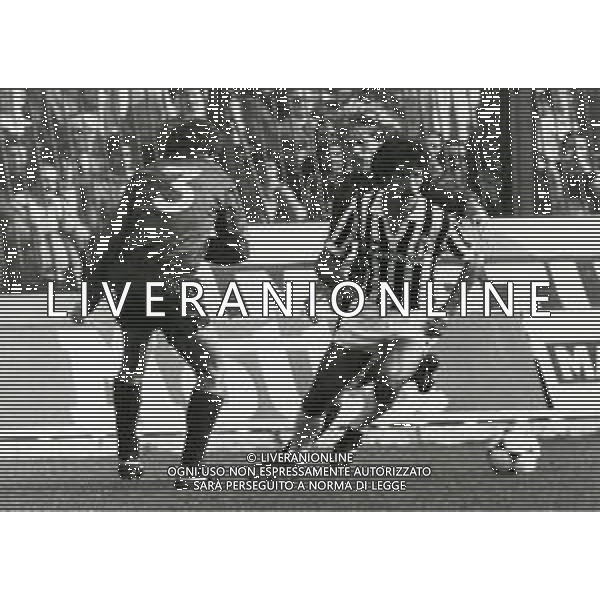RETROSPETTIVA PIETRO PAOLO VIRDIS CALCIATORE NELLA FOTO PIETRO PAOLO VIRDIS CON LA MAGLIA DELLA JUVENTUS CALCIO AG ALDO LIVERANI SAS