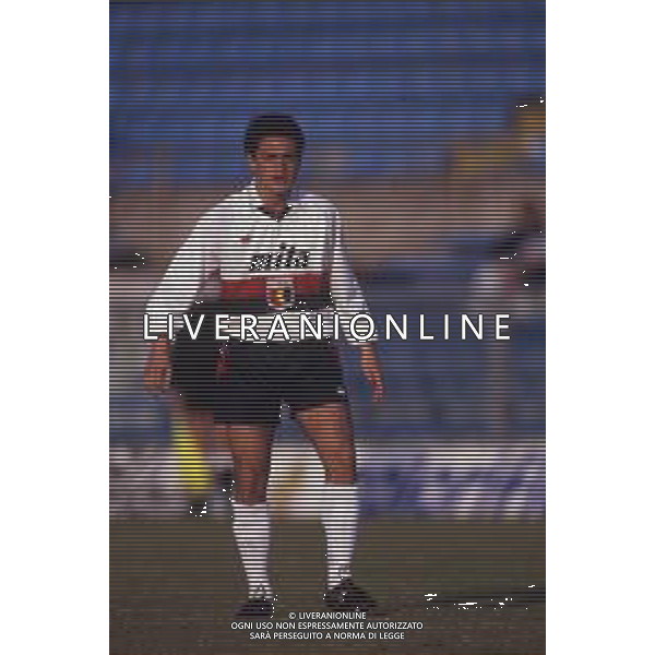 retrospettiva andrea fortunato calciatore nella foto andrea fortunato con la maglia del genoa calcio ag aldo liverani sas