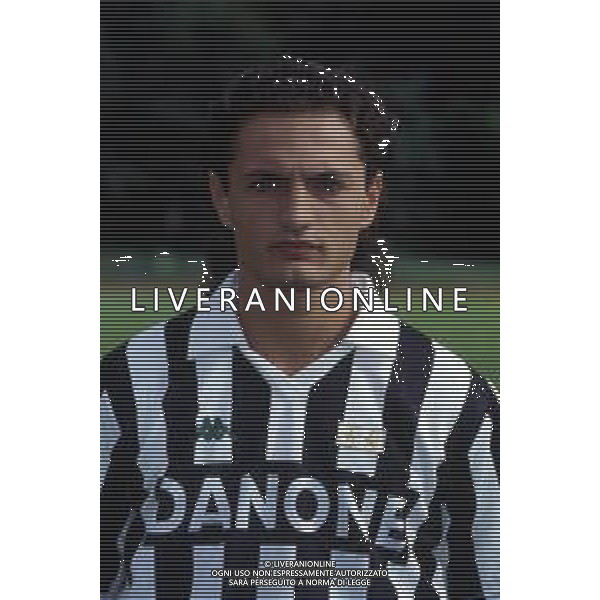 retrospettiva andrea fortunato calciatore 1993-1994 nella foto andrea fortunato con la maglia della juventus calcio ag aldo liverani sas
