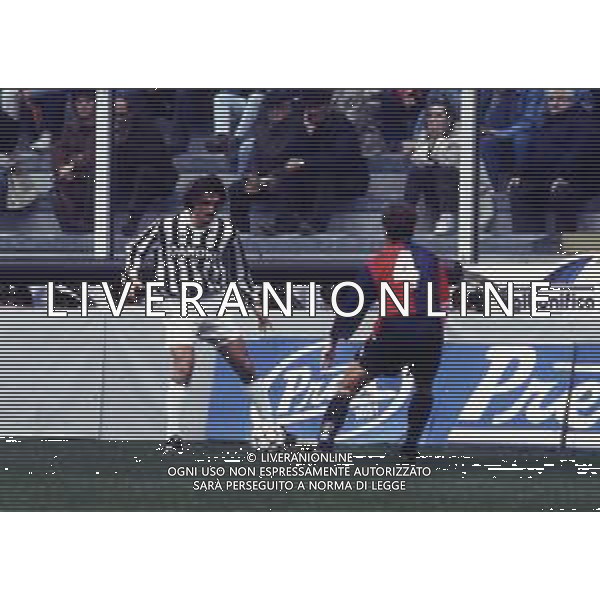 retrospettiva andrea fortunato calciatore 1993-1994 nella foto andrea fortunato con la maglia della juventus calcio ag aldo liverani sas