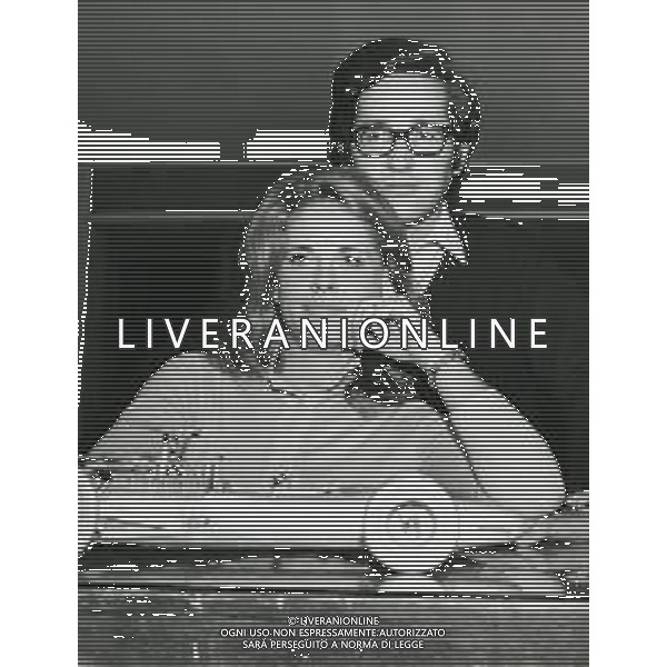Andrea Lodovico De Adamich è un ex pilota automobilistico, giornalista e conduttore televisivo italiano NELLA FOTO ANDREA LODOVICO DE ADAMICH CON LA MOGLIE DONATELLA AG ALDO LIVERANI SAS