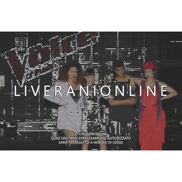 Milano ( MI ) 03/06/2019 Rai2 - Photocall Finale The Voice of Italy 2019 Nella foto: Brenda Carolina Lawrence, Carmen Pierri, Diablo e Miriam Ayaba PH Lauro Montagnini AG ALDO LIVERANI SAS