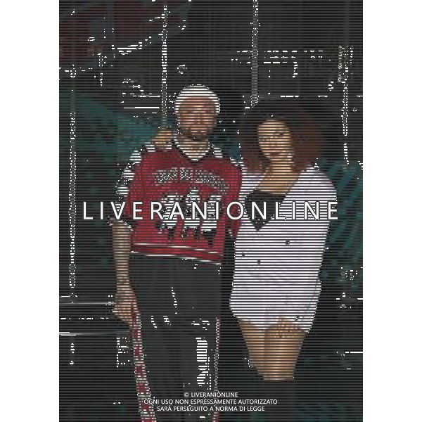 Milano ( MI ) 03/06/2019 Rai2 - Photocall The Voice of Italy 2019 Nella foto: Cosimo Fini in arte Guè Pequeno e Brenda Carolina Lawrence PH Lauro Montagnini AG ALDO LIVERANI SAS