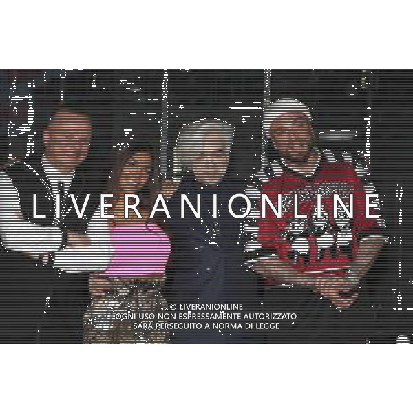 Milano ( MI ) 03/06/2019 Rai2 - Photocall Finale The Voice of Italy 2019 Nella foto: Gigi D\'Alessio, Electra Miura Lamborghini, Carlo Freccero, Morgan e Guè Pequeno PH Lauro Montagnini AG ALDO LIVERANI SAS