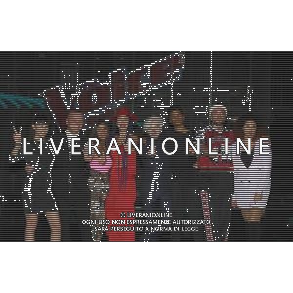 Milano ( MI ) 03/06/2019 Rai2 - Photocall Finale The Voice of Italy 2019 Nella foto: Carmen Pierri, Gigi D\'Alessio, Electra Miura Lamborghini, Miriam Ayaba, Morgan, Diablo, Guè Pequeno e Brenda Carolina Lawrence PH Lauro Montagnini AG ALDO LIVERANI SAS