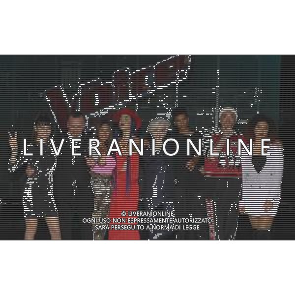 Milano ( MI ) 03/06/2019 Rai2 - Photocall Finale The Voice of Italy 2019 Nella foto: Carmen Pierri, Gigi D\'Alessio, Electra Miura Lamborghini, Miriam Ayaba, Morgan, Diablo, Guè Pequeno e Brenda Carolina Lawrence PH Lauro Montagnini AG ALDO LIVERANI SAS