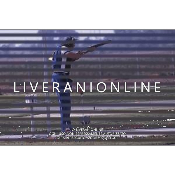RETROSPETTIVA LUCIANO GIOVANNETTI TIRO A VOLO NELLA FOTO LUCIANO GIOVANNETTI AG ALDO LIVERANI SAS