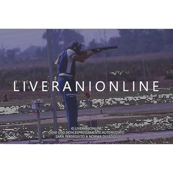 RETROSPETTIVA LUCIANO GIOVANNETTI TIRO A VOLO NELLA FOTO LUCIANO GIOVANNETTI AG ALDO LIVERANI SAS