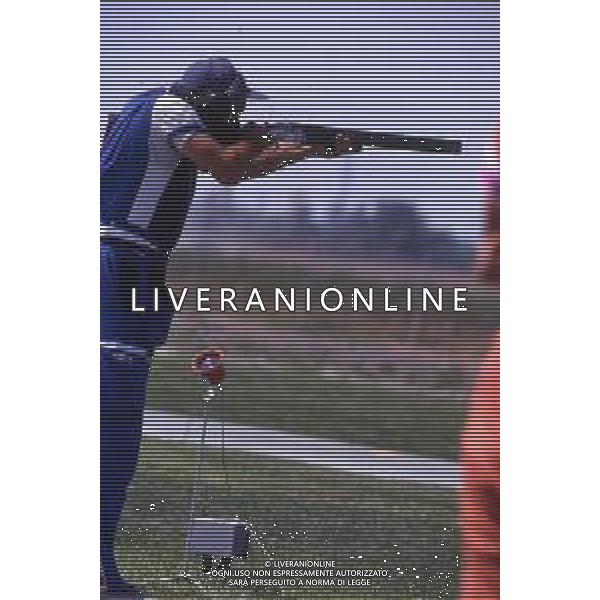 RETROSPETTIVA LUCIANO GIOVANNETTI TIRO A VOLO NELLA FOTO LUCIANO GIOVANNETTI AG ALDO LIVERANI SAS