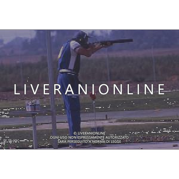 RETROSPETTIVA LUCIANO GIOVANNETTI TIRO A VOLO NELLA FOTO LUCIANO GIOVANNETTI AG ALDO LIVERANI SAS