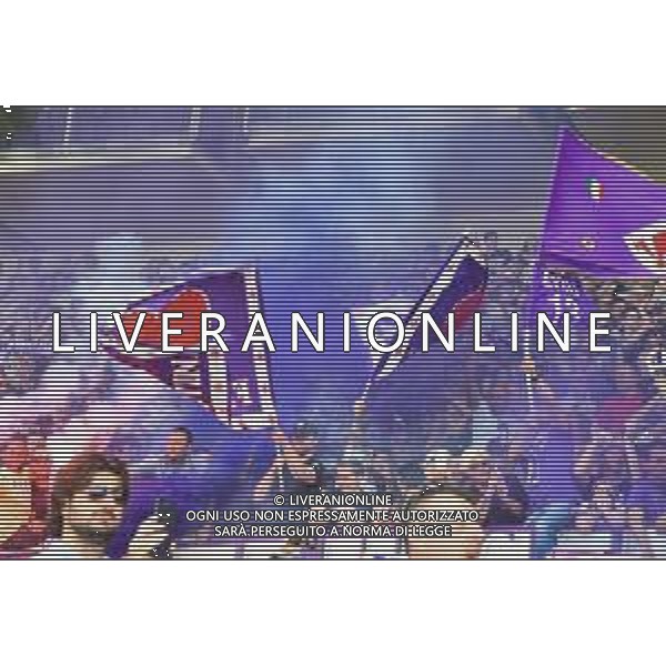 FIRENZE 07/06/2019 STADIO ARTEMIO FRANCHI NELLA FOTO CONFERENZA DI PRESENTAZIONE DEL NUOVO PROPRIETARIO DELLA ACF FIORENTINA ROCCO COMMISSO NELLA FOTO TIFOSI FIORENTINA BRESSAN/ALDO LIVERANI /AGENZIA ALDO LIVERANI SAS