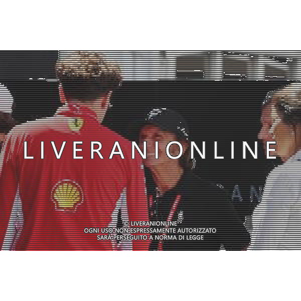 (L to R): Mattia Binotto (ITA) Ferrari Team Principal with Emerson Fittipaldi (BRA). AG ALDO LIVERANI SAS-ONLY ITALY