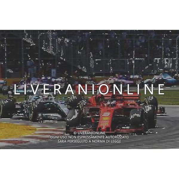 Sebastian Vettel (GER) Ferrari SF90 leads at the start of the race. 09.06.2019. Formula 1 World Championship, Rd 7, Canadian Grand Prix, Montreal, Canada, Race Day. /AGENZIA ALDO LIVERANI SAS - ITALY ONLY EDITORIAL USE ONLY