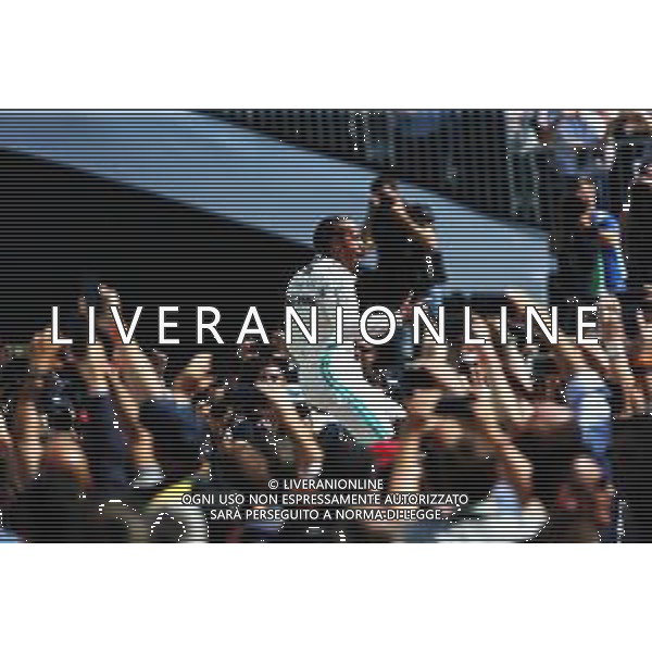 Race winner Lewis Hamilton (GBR) Mercedes AMG F1 celebrates in parc ferme. 09.06.2019. Formula 1 World Championship, Rd 7, Canadian Grand Prix, Montreal, Canada, Race Day. /AGENZIA ALDO LIVERANI SAS - ITALY ONLY EDITORIAL USE ONLY