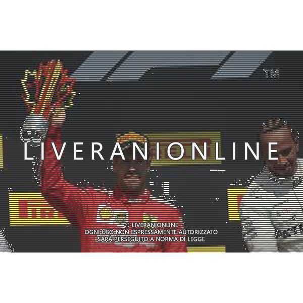 1st place Lewis Hamilton (GBR) Mercedes AMG F1 W10 with 2nd place Sebastian Vettel (GER) Ferrari SF90. 09.06.2019. Formula 1 World Championship, Rd 7, Canadian Grand Prix, Montreal, Canada, Race Day. /AGENZIA ALDO LIVERANI SAS - ITALY ONLY EDITORIAL USE ONLY