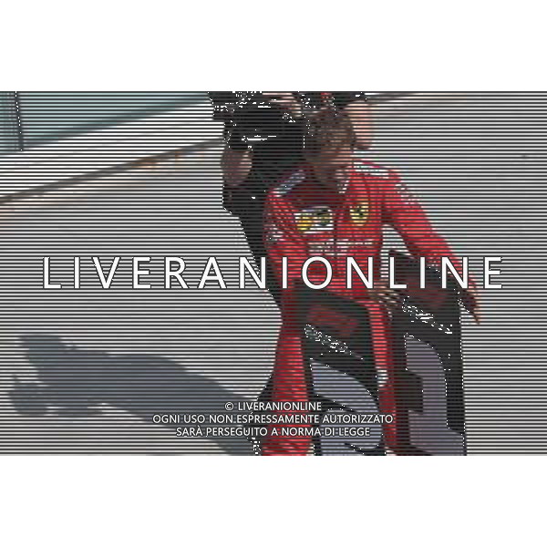 Sebastian Vettel (GER) Ferrari SF90 moves the 1st and 2nd place boards. 09.06.2019. Formula 1 World Championship, Rd 7, Canadian Grand Prix, Montreal, Canada, Race Day. /AGENZIA ALDO LIVERANI SAS - ITALY ONLY EDITORIAL USE ONLY