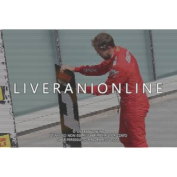 Sebastian Vettel (GER) Ferrari SF90 moves the 1st place board. 09.06.2019. Formula 1 World Championship, Rd 7, Canadian Grand Prix, Montreal, Canada, Race Day. /AGENZIA ALDO LIVERANI SAS - ITALY ONLY EDITORIAL USE ONLY