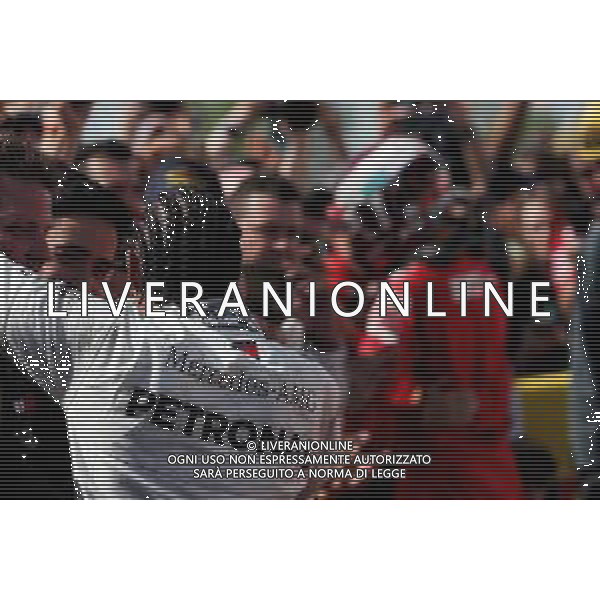 Race winner Lewis Hamilton (GBR) Mercedes AMG F1 celebrates in parc ferme. 09.06.2019. Formula 1 World Championship, Rd 7, Canadian Grand Prix, Montreal, Canada, Race Day. / AGENZIA ALDO LIVERANI SAS - ITALY ONLY EDITORIAL USE ONLY