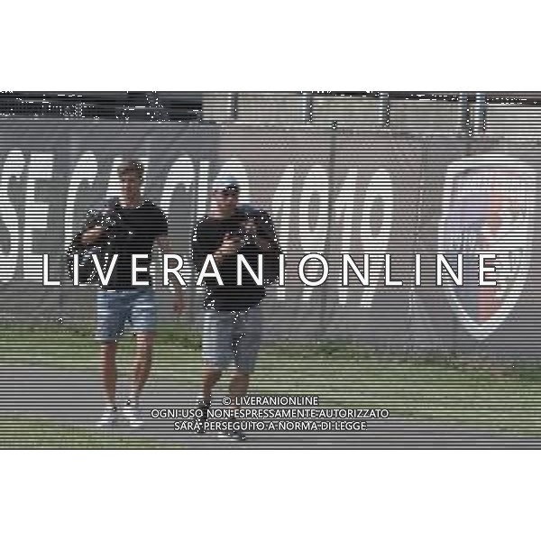IMOLA 09 06 2019 IMOLESE CALCIO FESTA CENTENARIO E PER LA FINE STAGIONE NELLA FOTO MICHELE DE MARCHI E SIMON E ROSSETTI PRONTI PER LE VACANZE ©SANNA / AGENZIA ALDO LIVERANI SAS