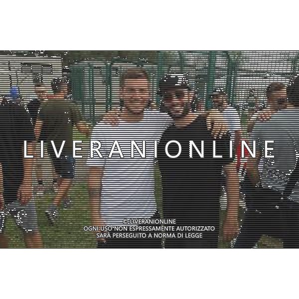 IMOLA 09 06 2019 IMOLESE CALCIO FESTA CENTENARIO E PER LA FINE STAGIONE NELLA FOTO FEDERICO CARRARO E LUCA BELCASTRO ©SANNA / AGENZIA ALDO LIVERANI SAS