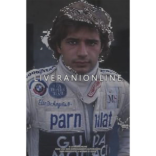 RETROSPETTIVA ELIO DE ANGELIS PILOTA F1 NELLA FOTO ELIO DE ANGELIS AG ALDO LIVERANI SAS