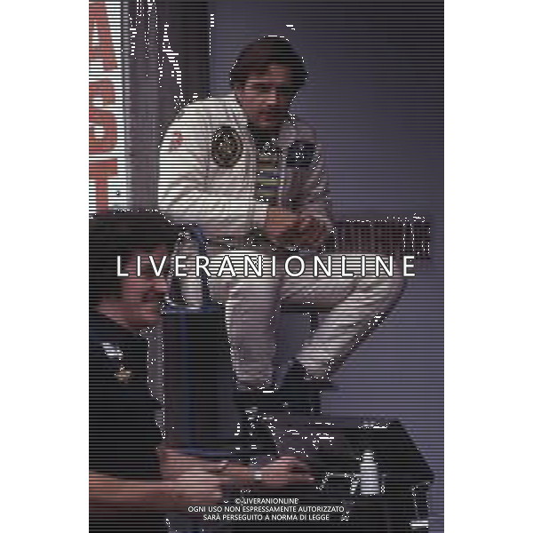 RETROSPETTIVA ELIO DE ANGELIS PILOTA F1 NELLA FOTO ELIO DE ANGELIS AG ALDO LIVERANI SAS