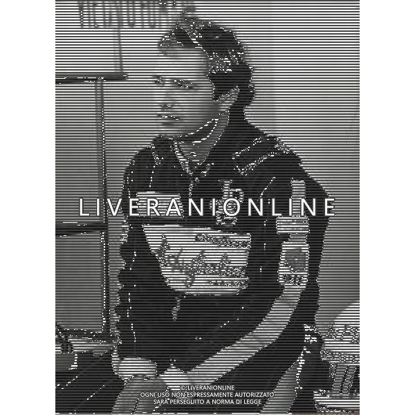 RETROSPETTIVA ELIO DE ANGELIS PILOTA F1 NELLA FOTO ELIO DE ANGELIS AG ALDO LIVERANI SAS