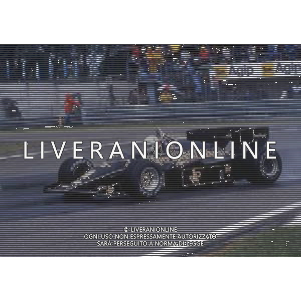 RETROSPETTIVA ELIO DE ANGELIS PILOTA F1 NELLA FOTO ELIO DE ANGELIS AG ALDO LIVERANI SAS