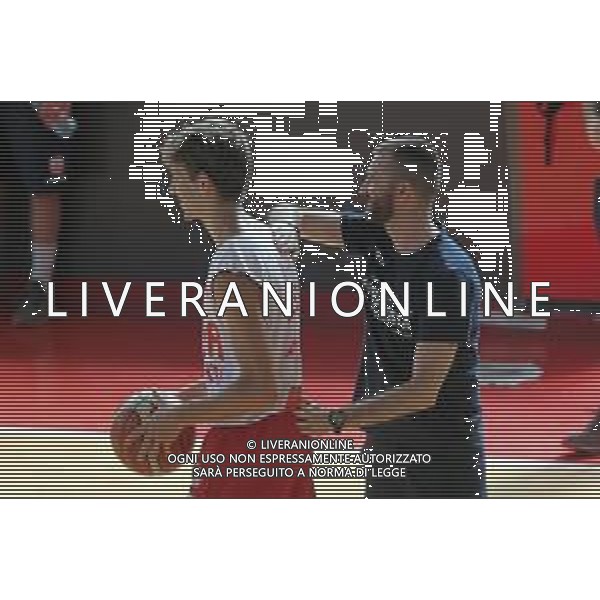 IMOLA 11 06 2019 ORGANIZZATO DA ANDREA COSTA BASKET TRYOUT A IMOLA NELLA FOTO ALLENATORE EMANUELE DI PAOLANTONIO ALLENATORE LE NATURELLE IMOLA SERE A2 CON FILIPPO ROSSI RIMINI CRABS ©SANNA / AGENZIA ALDO LIVERANI SAS