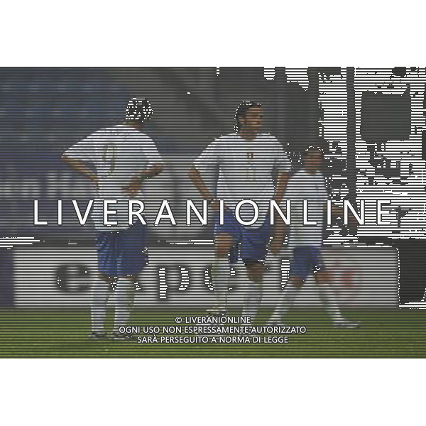 NORVEGIA-ITALIA CAMPIONATO DI QUALIFICAZIONE EUROPEI 2006 UNDER 21 NELLA FOTO LA DELUSIONE DELLA SCONFITTA FOTO LUZZANI/AG ALDO LIVERANI 