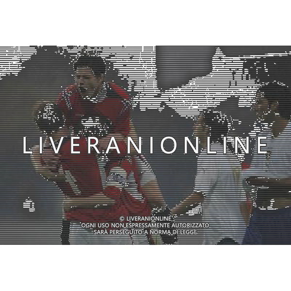 NORVEGIA-ITALIA CAMPIONATO DI QUALIFICAZIONE EUROPEI 2006 UNDER 21 NELLA FOTO LA ESULTANZA DELLA NORVEGIA FOTO LUZZANI/AG ALDO LIVERANI 