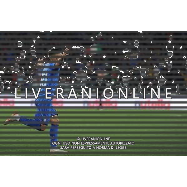 Torino 11.06.2019 Stadio Allianz Stadium Italia vs Bosnia ed Erzegovina Qualificazioni Euro 2020 ©Viganti/Agenzia Aldo Liverani Nella foto: esultanza dopo il gol di lorenzo insigne ©AGENZIA ALDO LIVERANI SAS