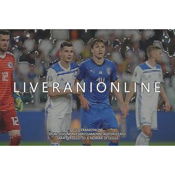 Torino 11.06.2019 Stadio Allianz Stadium Italia vs Bosnia ed Erzegovina Qualificazioni Euro 2020 ©Viganti/Agenzia Aldo Liverani Nella foto: federico chiesa e amer gojak ©AGENZIA ALDO LIVERANI SAS