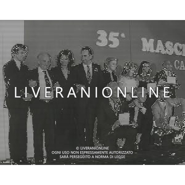RETROSPETTIVA LEA MASSARI ATTRICE NELLA FOTO LEA MASSARI ALLE MASCHERE D\'ARGENTO A CAMPIONE D\'ITALIA AG ALDO LIVERANI SAS