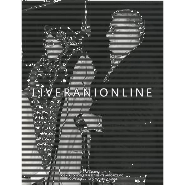 RETROSPETTIVA LEA MASSARI ATTRICE NELLA FOTO LEA MASSARI CON IL REGISTA SANDRO BOLCHI AG ALDO LIVERANI SAS