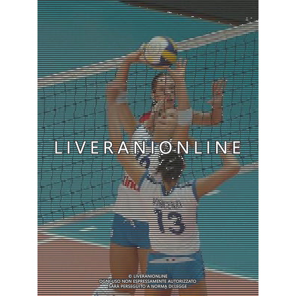 COURMAYEUR 03/06/05 TORNEO INTERNAZIONALE VALLE D\'AOSTA DI PALLAVOLO FEMMINILE NELLA FOTO FERRETTI FRANCESCA PH GIGI ARCAINI/AG.ALDO LIVERANI