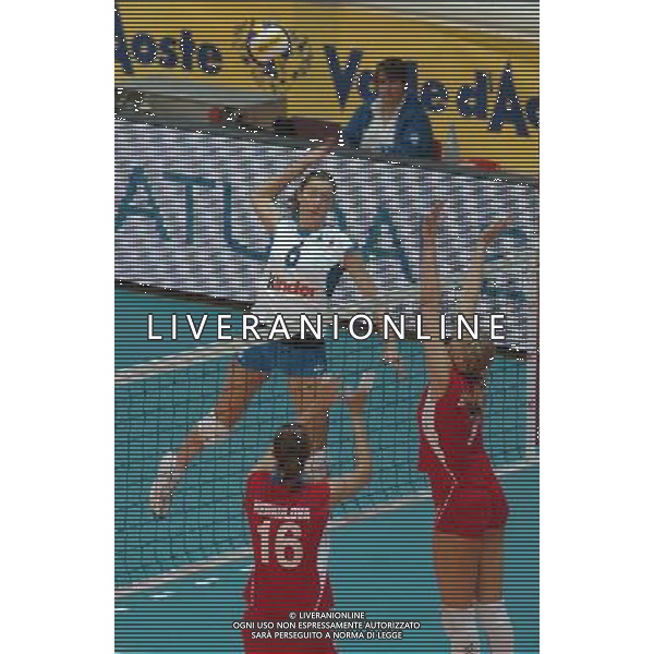 COURMAYEUR 03/06/05 TORNEO INTERNAZIONALE VALLE D\'AOSTA DI PALLAVOLO FEMMINILE NELLA FOTO FIORIN VALENTINA PH GIGI ARCAINI/AG.ALDO LIVERANI