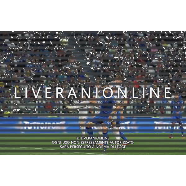 Torino 11.06.2019 Stadio Allianz Stadium Italia vs Bosnia ed Erzegovina Qualiificazioni Euro 2020 ©Viganti/Agenzia Aldo Liverani Nella foto: edin dzelo e gianluca mancini