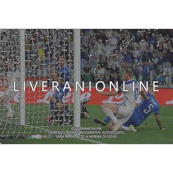 Torino 11.06.2019 Stadio Allianz Stadium Italia vs Bosnia ed Erzegovina Qualiificazioni Euro 2020 ©Viganti/Agenzia Aldo Liverani Nella foto: gol edin dzeko