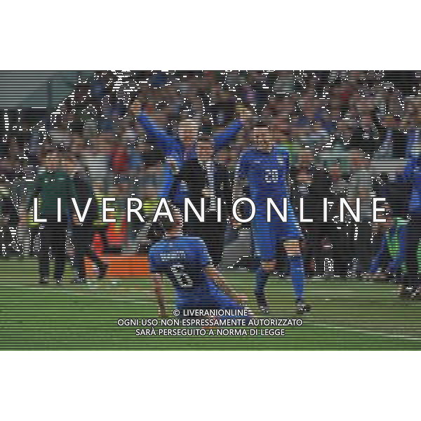 Torino 11.06.2019 Stadio Allianz Stadium Italia vs Bosnia ed Erzegovina Qualiificazioni Euro 2020 ©Viganti/Agenzia Aldo Liverani Nella foto: esultanza marco verratti