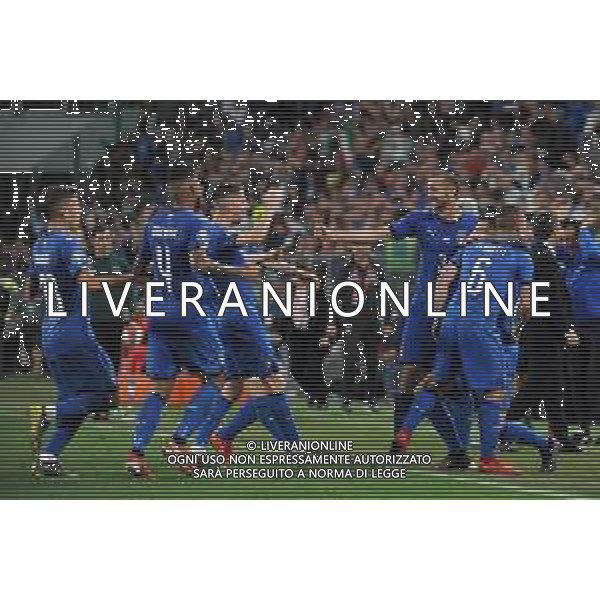 Torino 11.06.2019 Stadio Allianz Stadium Italia vs Bosnia ed Erzegovina Qualiificazioni Euro 2020 ©Viganti/Agenzia Aldo Liverani Nella foto: esultanza italia