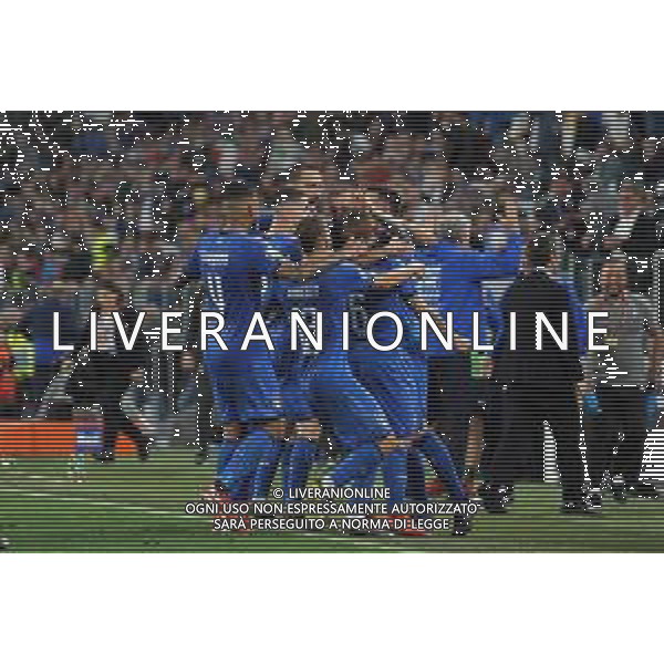 Torino 11.06.2019 Stadio Allianz Stadium Italia vs Bosnia ed Erzegovina Qualiificazioni Euro 2020 ©Viganti/Agenzia Aldo Liverani Nella foto: esultanza italia