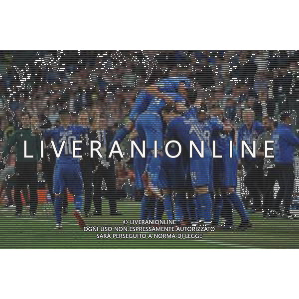 Torino 11.06.2019 Stadio Allianz Stadium Italia vs Bosnia ed Erzegovina Qualiificazioni Euro 2020 ©Viganti/Agenzia Aldo Liverani Nella foto: esultanza italia