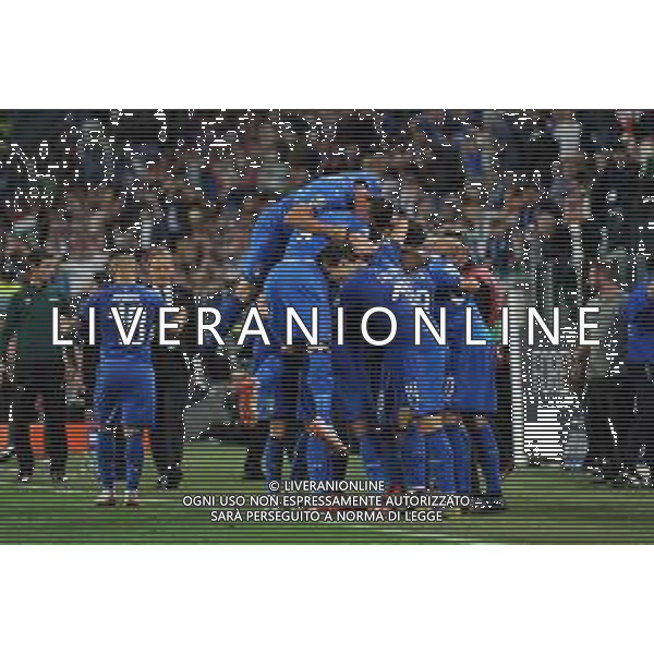 Torino 11.06.2019 Stadio Allianz Stadium Italia vs Bosnia ed Erzegovina Qualiificazioni Euro 2020 ©Viganti/Agenzia Aldo Liverani Nella foto: esultanza italia