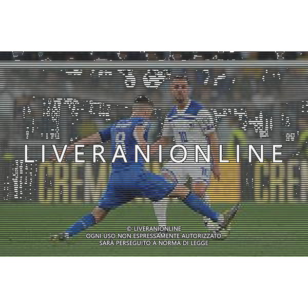 Torino 11.06.2019 Stadio Allianz Stadium Italia vs Bosnia ed Erzegovina Qualiificazioni Euro 2020 ©Viganti/Agenzia Aldo Liverani Nella foto: miralem pjanic e jorginho