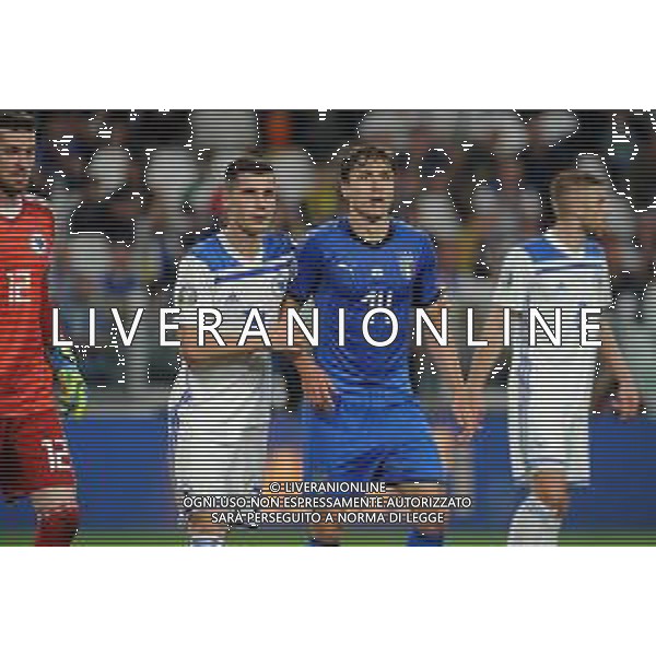 Torino 11.06.2019 Stadio Allianz Stadium Italia vs Bosnia ed Erzegovina Qualiificazioni Euro 2020 ©Viganti/Agenzia Aldo Liverani Nella foto: federico chiesa e amer gojak