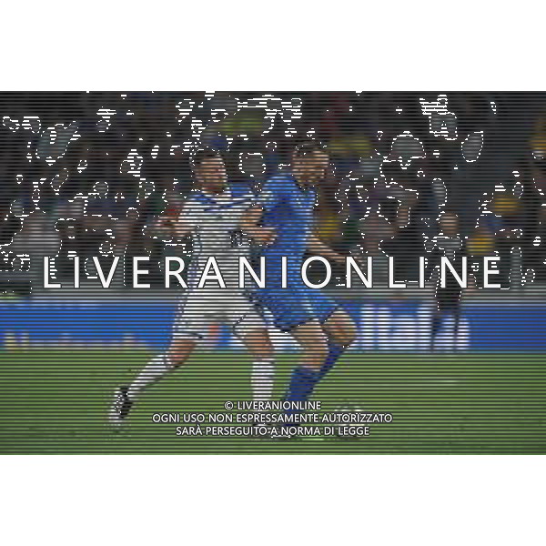 Torino 11.06.2019 Stadio Allianz Stadium Italia vs Bosnia ed Erzegovina Qualiificazioni Euro 2020 ©Viganti/Agenzia Aldo Liverani Nella foto: miralem pjanic e giorgio chiellini