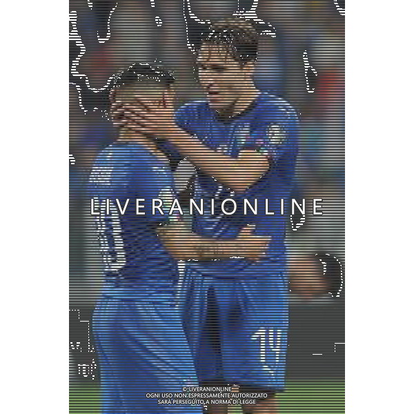 Torino 11.06.2019 Stadio Allianz Stadium Italia vs Bosnia ed Erzegovina Qualiificazioni Euro 2020 ©Viganti/Agenzia Aldo Liverani Nella foto: lorenzo insigne e federico chiesa